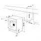 Masina incorporabila de spalat rufe cu uscator Whirlpool BI WDWG 751482 EU N